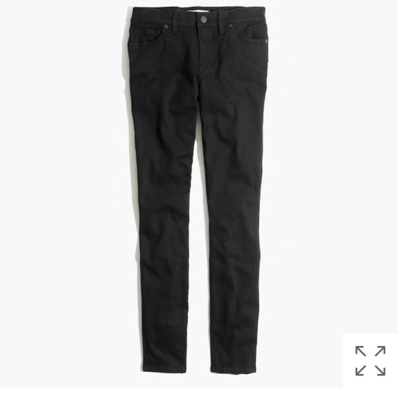 NEW Madewell black frost jean denim 8” skinny - Picture 5 of 7